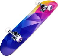 atom longboards skateboard 31 colorblast logo