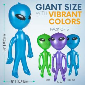 img 2 attached to 👽 Vlish Inflatable Alien Halloween Decor