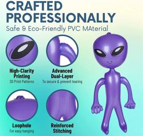 img 3 attached to 👽 Vlish Inflatable Alien Halloween Decor