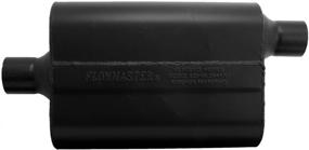 img 1 attached to 🚗 Flowmaster 942447 Super 44 Muffler - Aggressive Sound, Black - 2.25 Center IN / 2.25 Offset OUT - Best Automotive Upgrade