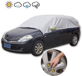 img 4 attached to JSCARLIFE Windshield Protector Anti Theft Weatherproof