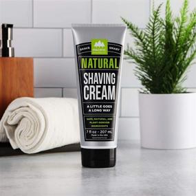 img 1 attached to 🪒 Pacific Shaving Company Natural Shave Cream: Cruelty-Free, Double-Pack, 7 oz Each