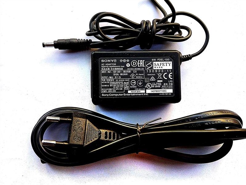 psp ac adaptor sony 로고