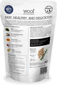 img 1 attached to 🐶 Premium WOOF Freeze Dried Raw Dog Food: Mixer, Topper, or Treat - Natural, High Protein, Limited Ingredient Recipe