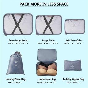 img 3 attached to Ultimate Compression Solution: Underwear Toiletry Essential Organizers