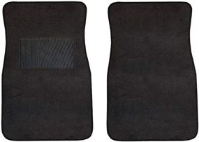 img 3 attached to 🔲 Enhanced Black Carpet Floor Mat with Heel Pad (Deluxe) by FH Group