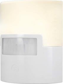 img 4 attached to 🔌 GE Enbrighten LED Motion Sensor Night Light, Plug-in, 40 Lumens, Warm White, UL-Certified, Energy Efficient - Ideal Nightlight for Bedroom, Bathroom, Kitchen, Hallway - White, 1 Pack