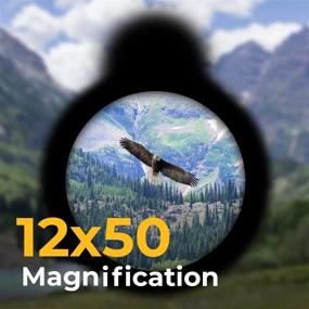 img 2 attached to 🦅 Wingspan Optics Explorer 12X50 Monocular - High-Powered, Bright, and Clear - Single-Hand Focus - Waterproof & Fog Proof - Ideal for Bird Watching, Wildlife Observation - Daytime Use - Formerly Polaris Optics