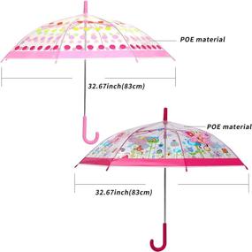 img 2 attached to 🎄 Clear Christmas Party Umbrellas for Girls – Stay Stylishly Dry in Festive Fun!