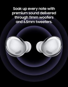 img 2 attached to 🎧 SAMSUNG Galaxy Buds Pro: True Wireless Bluetooth Earbuds with Noise Cancelling, Quality Sound, Water Resistance, and Charging Case - Phantom Silver (US Version)