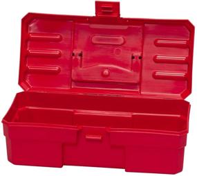 img 3 attached to Akro-Mils 12-Inch ProBox Plastic Toolbox for Tools, 🔧 Hobby or Craft Storage Toolbox, Model 09912 (12x6x4), in Red