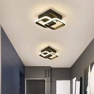 💡 swtc modern dimmable led ceiling light fixture for living rooms and bedrooms - black, 22w, 85v-265v логотип