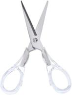 clear acrylic silver scissors 6 logo