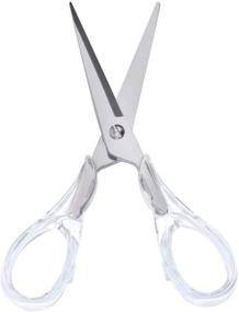 img 4 attached to Clear Acrylic Silver Scissors 6