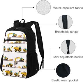 img 1 attached to 🎒 Travel-Friendly Excavator Machinery: Lightweight Backpacks