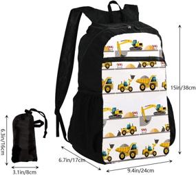 img 2 attached to 🎒 Travel-Friendly Excavator Machinery: Lightweight Backpacks