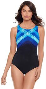 img 4 attached to Reebok Swimwear Fashion Incline Swimsuit