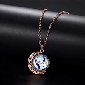 img 1 attached to 🌀 Rotating Pendant Double Stitch Nightmare Necklace for Enhanced SEO