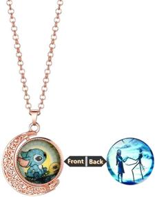 img 4 attached to 🌀 Rotating Pendant Double Stitch Nightmare Necklace for Enhanced SEO