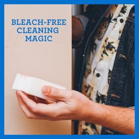 img 2 attached to 🧽 TriNova Magic Cleaning Eraser Sponge (20 Pack) - Best for Ultimate Cleaning on Hard Surfaces in Kitchen, Bathroom, Home, Walls and More. Exceptional Value, Clean with Non-Toxic Melamine.