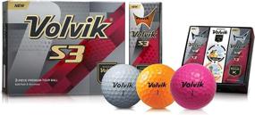 img 1 attached to 🏌️ Volvik S3 Golf Balls (12-Pack): Superior Quality for High Performance