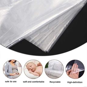 img 2 attached to Extra Large Waterproof Sofa Couch Cover, Heavy Duty PEVA Furniture Protector for Moving, Long Term Storage, and Dustproof Shelter
