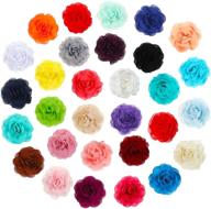 pieces multi color flowers grooming accessories logo