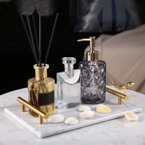 img 2 attached to StonePlus Natural Real Marble Tray: Elegant Catchall Key Perfume Tray with Handles – Venato Carrara (11.8Lx7.87W)