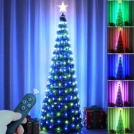 🎄 6ft prelit pop-up collapsible christmas tree with lights - epartswide artificial pencil tree for indoor and outdoor use, perfect for home, apartment, and party decor логотип