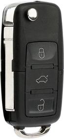 img 4 attached to Без ключа Замена брелока ключа Car Flip Key Fob - HLO1J0959753AM, HLO1J0959753DC совместимый