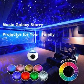 img 3 attached to 🌌 ELECBYTES Star Projector Galaxy Light Projector with Hi-Fi Bluetooth Speaker - 32 Color Modes, Remote Control - Ideal Gift for Teens - Perfect for Bedrooms, Game Rooms, and Relaxation