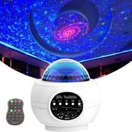 🌌 elecbytes star projector galaxy light projector with hi-fi bluetooth speaker - 32 color modes, remote control - ideal gift for teens - perfect for bedrooms, game rooms, and relaxation логотип