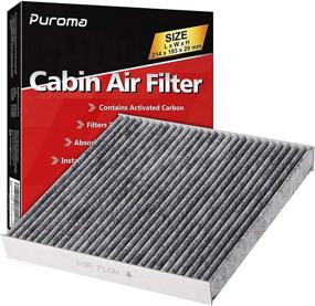 img 4 attached to 🌬️ Улучшенное качество воздуха: салонный фильтр Puroma с активным углём для Toyota, Lexus, Scion (1 шт)