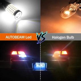 img 3 attached to 💡 Highly Efficient LED Backup Light Bulbs - AUTOBEAM 2000 Lumens T15 906 W16W for Improved Back Up Lights and Reverse Lights, 360 Degree Illumination in 6000K White - Pack of 2