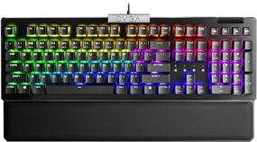 img 1 attached to 💡 EVGA Z15 RGB Gaming Keyboard: Backlit LED, Hotswappable Kaihl Speed Bronze Switches