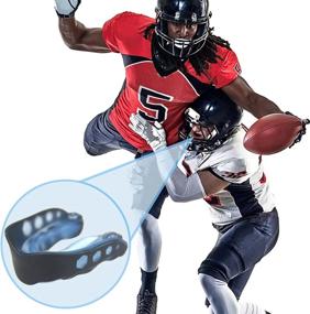 img 3 attached to Football Mouthguard Taekwondo Basketball Lacrosse Sports & Fitness for Team Sports