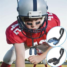 img 1 attached to Football Mouthguard Taekwondo Basketball Lacrosse Sports & Fitness for Team Sports