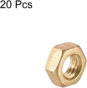 img 1 attached to Uxcell Metric Brass Hexagon 20Pcs