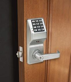 img 1 attached to 🔒 DL2800 US26D Trilogy Digital Lock, Cylindrical 26D - Satin Chrome Finish