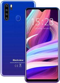 img 4 attached to 📱 4G Bundle Blackview A80Plus Unlocked Smartphone with Android 10 OS, Dual Sim, 4GB+64GB ROM, 6.5" HD+ Fingerprint Face Detection, 4680mAh Battery - T-Mobile Compatible