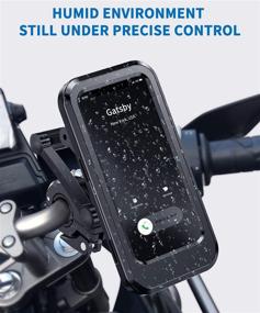 img 3 attached to 🚲 DesertWest Bike Phone Holder: Waterproof Cell Phone Case for Motorcycle - Fits iPhone 12/Pro, Samsung Galaxy S10 below 6.5" - Touch Screen, Universal Holder