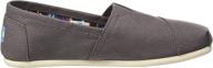 classic toms men's espadrilles: 👞 blue canvas shoes for stylish men logo