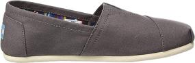 img 4 attached to Classic Toms Men's Espadrilles: 👞 Blue Canvas Shoes for Stylish Men