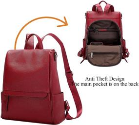 img 2 attached to ALTOSY Lightweight S80 Red Wine Women's Handbags & Wallets