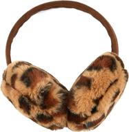 🐆 womens leopard print faux fur pom and cuff beanies and scarves by funky junque logo