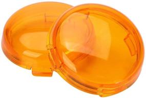 img 4 attached to Enhance Your Harley-Davidson's Style with ZYTC Amber Turn Signal Lens Covers (Pack of 2)