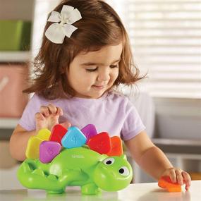 img 1 attached to 🦖 Steggy the Fine Motor Dino: Montessori Toy for Color Recognition & Fine Motor Development (Ages 18+ months)
