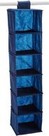 🧶 6 shelf yarn and craft organizer in navy - ideal for general use logo