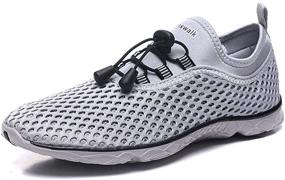 img 4 attached to Kenswalk Lightweight Walking Sneakers 007 081Deepgrey: Stylish Men's Athletic Shoes for Comfortable Walking