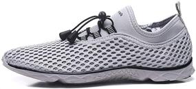 img 3 attached to Kenswalk Lightweight Walking Sneakers 007 081Deepgrey: Stylish Men's Athletic Shoes for Comfortable Walking